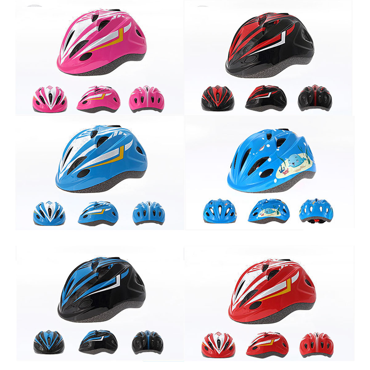 Child-Bicycle-Helmet-Skateboard-10-Holes-Breathable-MTB-Mountain-Road-Cycling-Helmets-1862239-8