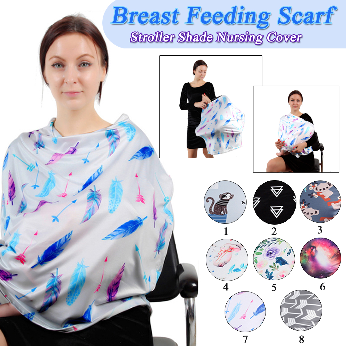 Multifunctional-Breathable-Nursing-Breast-Feeding-Scarf-Stroller-Shade-Cover-Long-Cotton-Shawl-Wraps-1698154-1