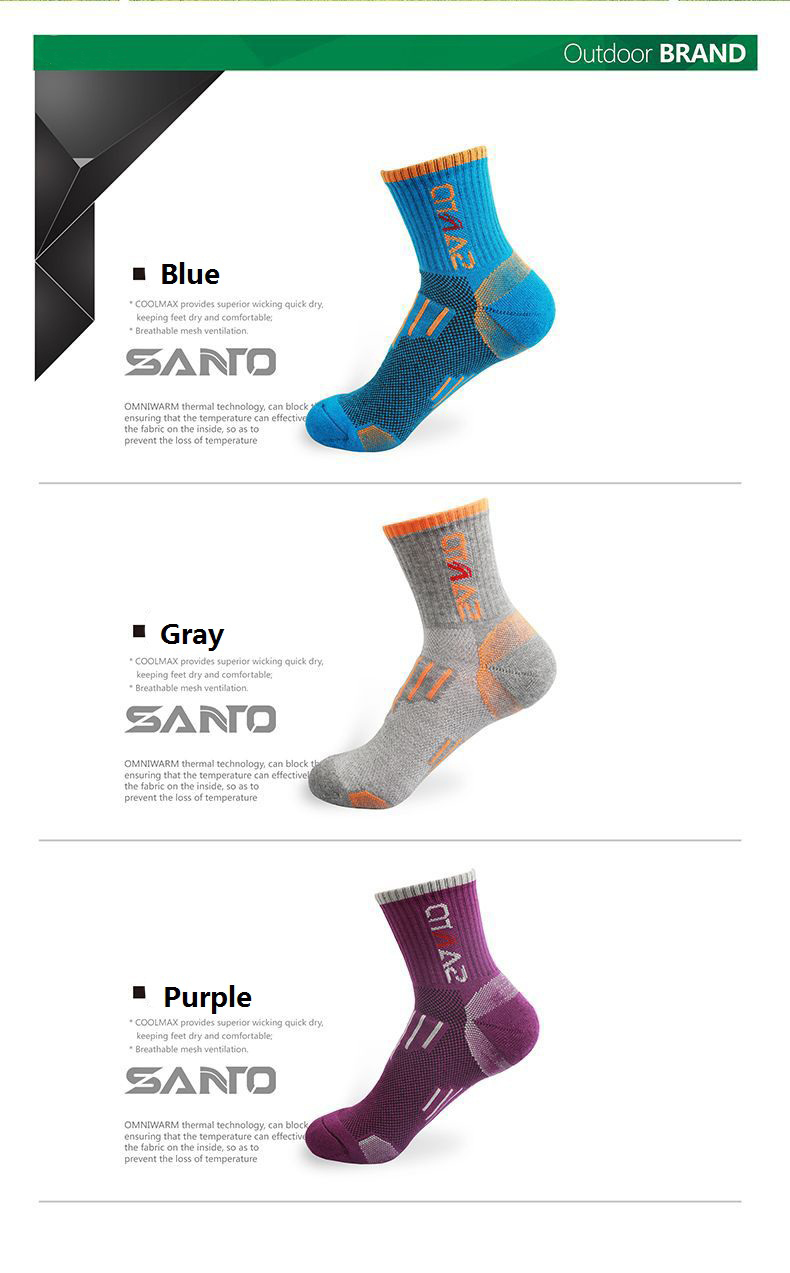 SANTO-S005-1-Pair-Women-Cotton-Socks-Spring-Summer-Quick-drying-Deodorant-Outdoor-Sports-Fitness-Hik-1435062-2