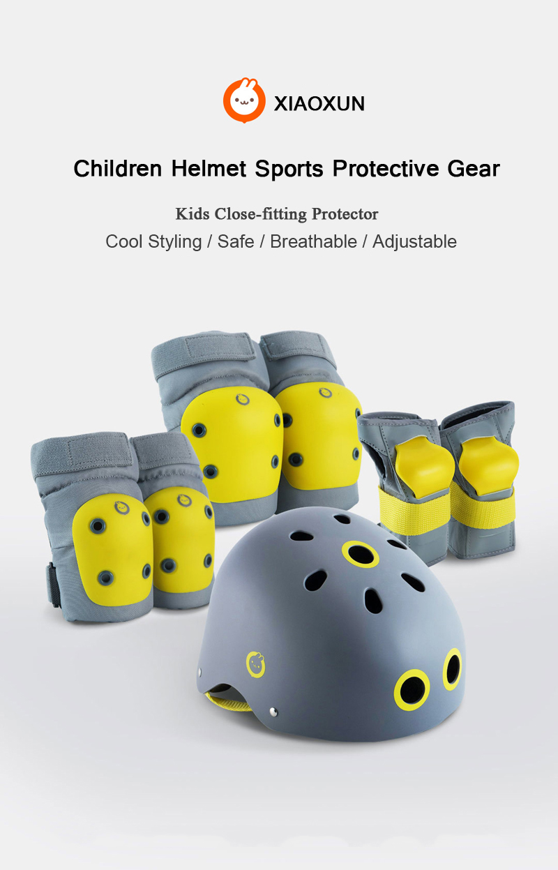 Xiaoxun-Adjustable-Kids-Cycling-Helmet-Bike-Sport-Kneepad-Elbow-Knee-Wrist-Safety-Gear-From-1351150-1