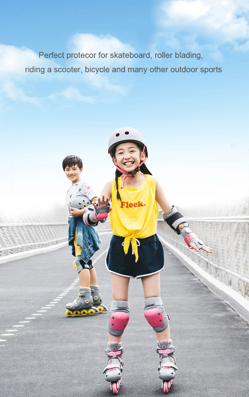 Xiaoxun-Adjustable-Kids-Cycling-Helmet-Bike-Sport-Kneepad-Elbow-Knee-Wrist-Safety-Gear-From-1351150-2