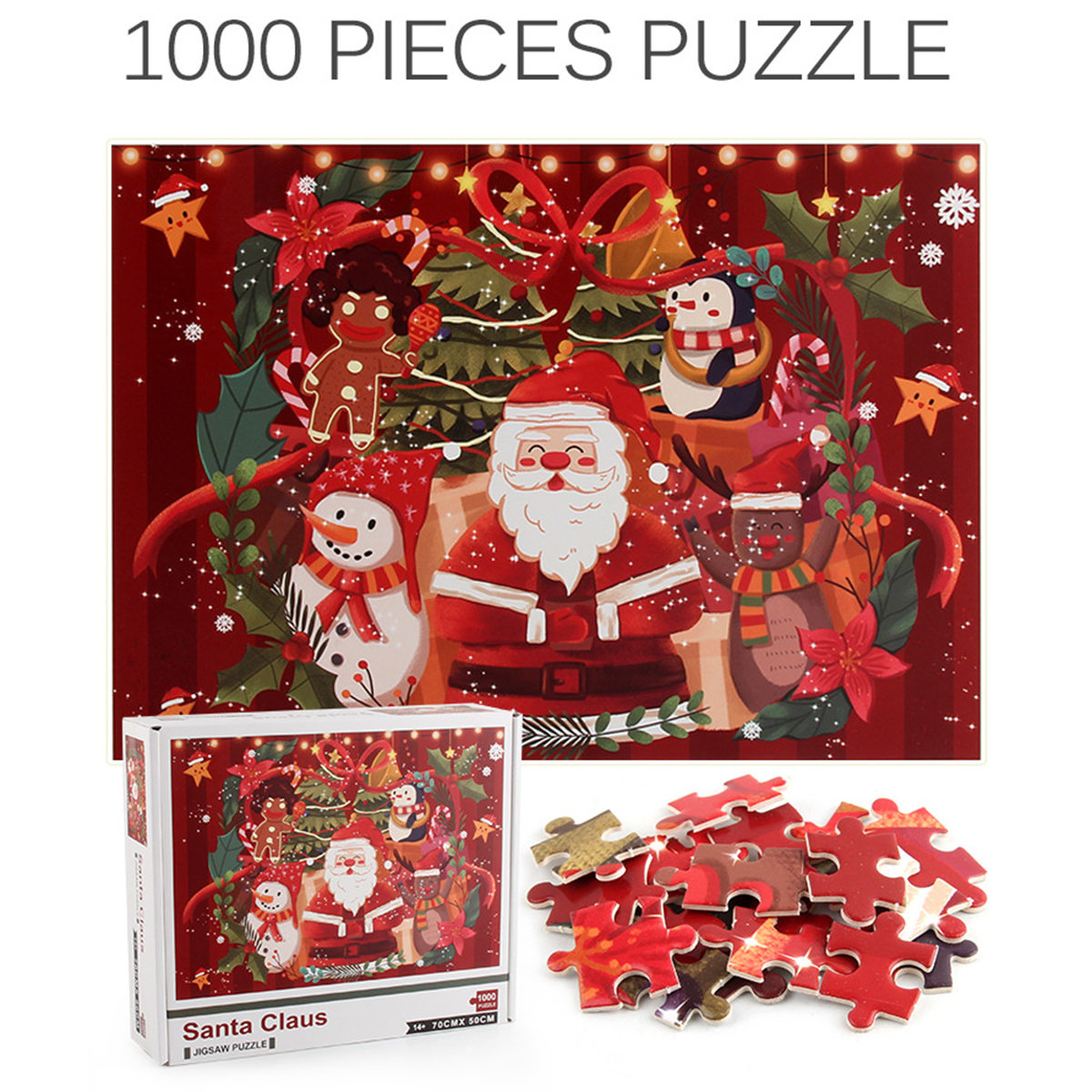 1000Pcs-Christmas-Santa-Snowman-Elk-Jigsaw-Puzzle-Children-Adult-Jigsaw-Toy-for-Child-Christmas-Gift-1786406-2