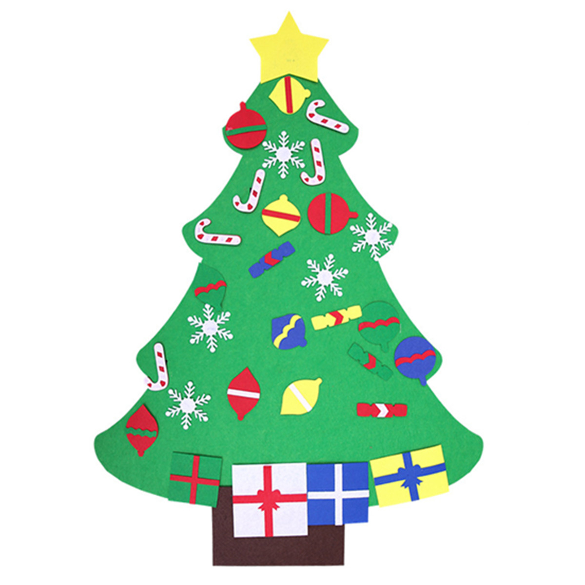 100CM-DIY-Christmas-Deluxe-Felt-Tree-Wall-Hanging-Toddler-Child-Preschool-Craft-Decorations-1370289-5