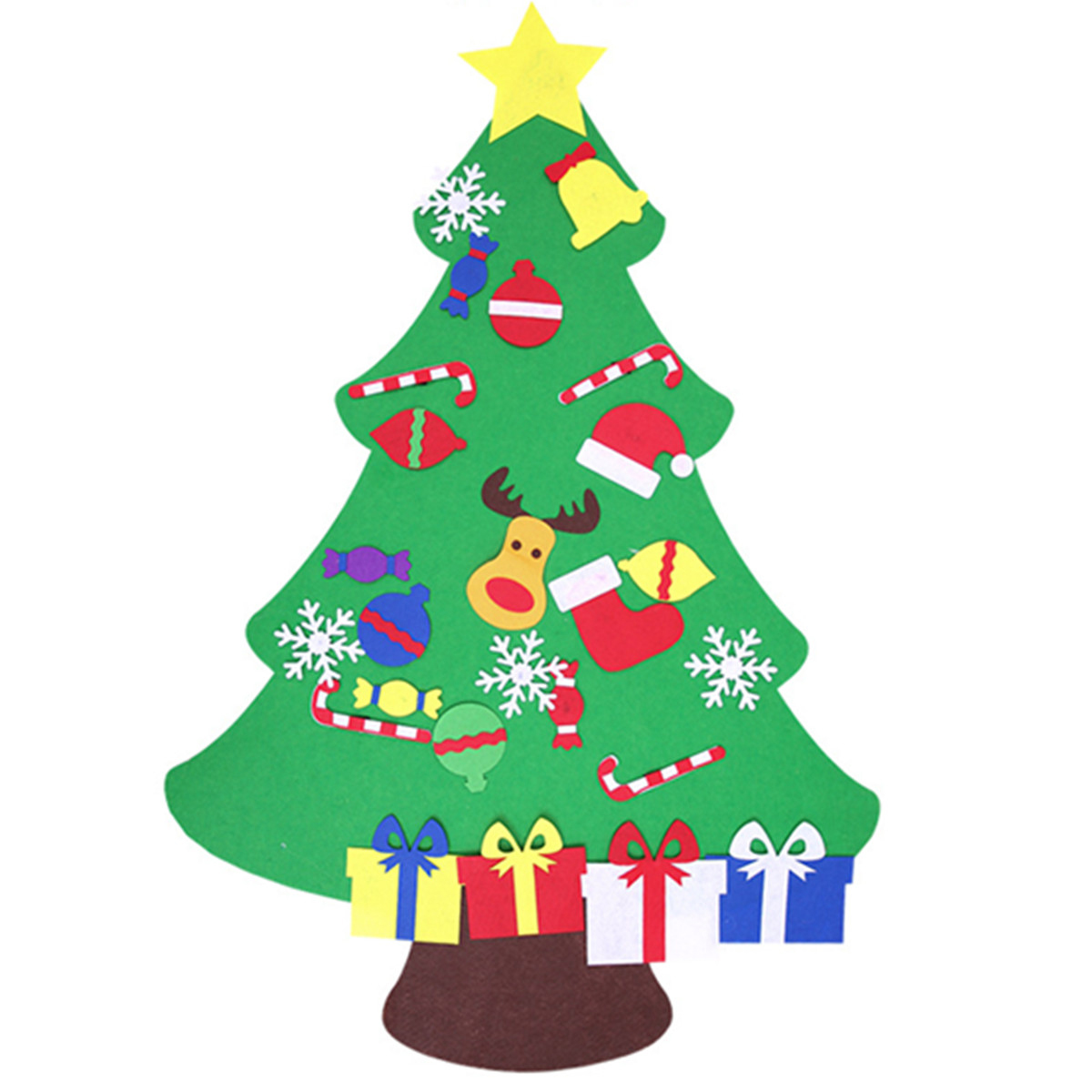 100CM-DIY-Christmas-Deluxe-Felt-Tree-Wall-Hanging-Toddler-Child-Preschool-Craft-Decorations-1370289-6
