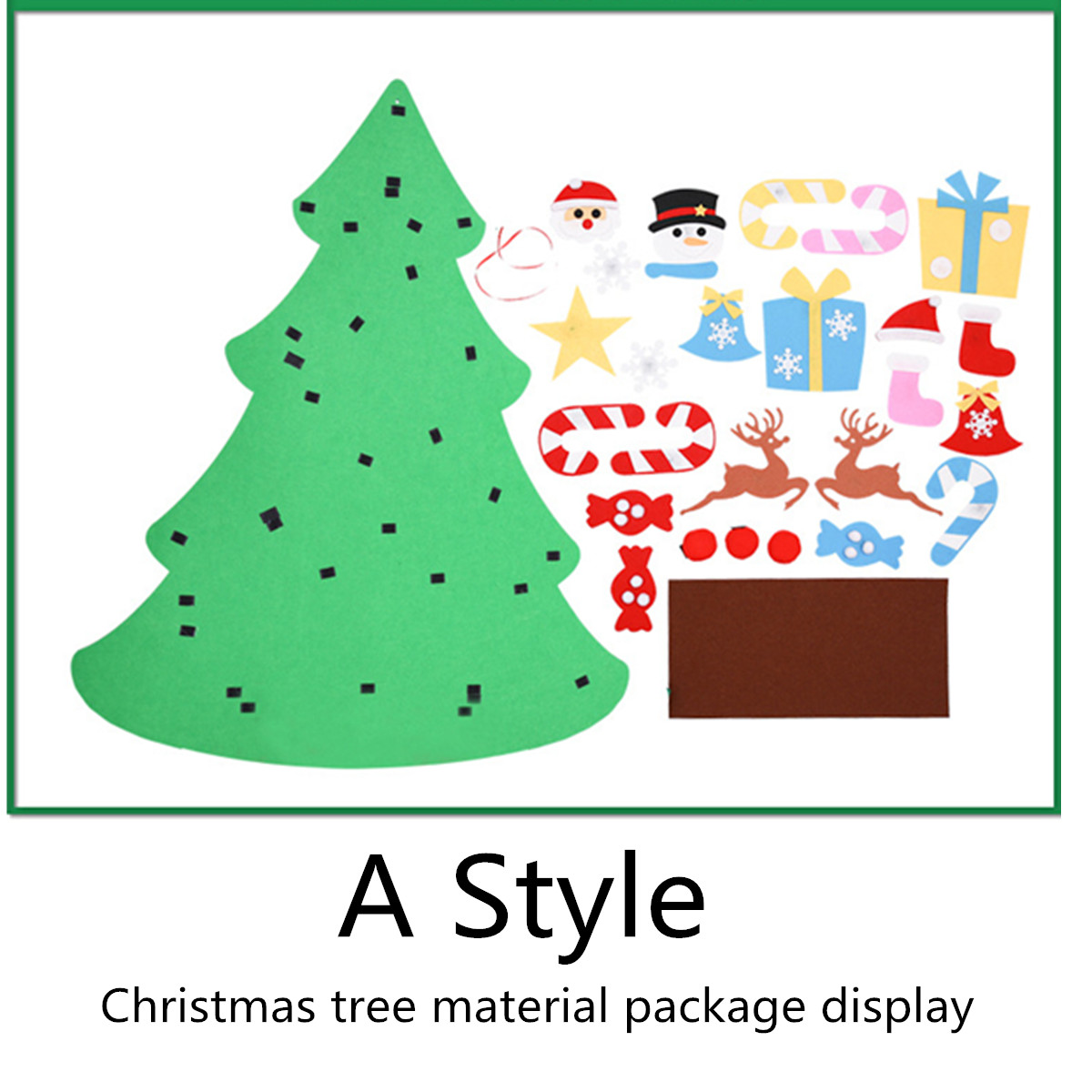100CM-DIY-Christmas-Deluxe-Felt-Tree-Wall-Hanging-Toddler-Child-Preschool-Craft-Decorations-1370289-7