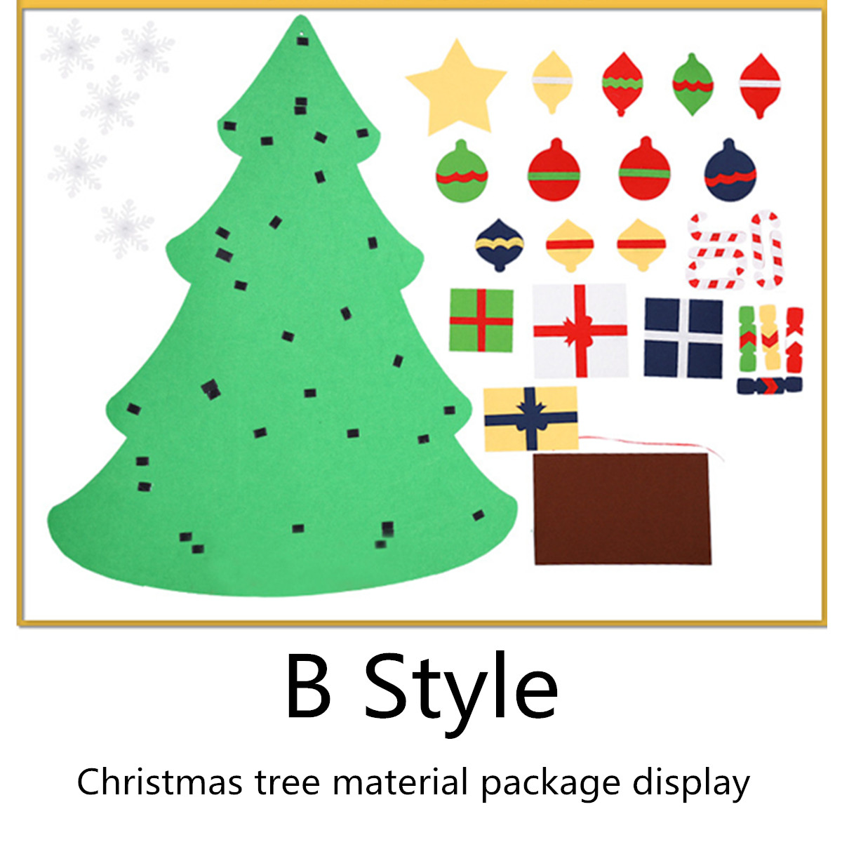 100CM-DIY-Christmas-Deluxe-Felt-Tree-Wall-Hanging-Toddler-Child-Preschool-Craft-Decorations-1370289-8
