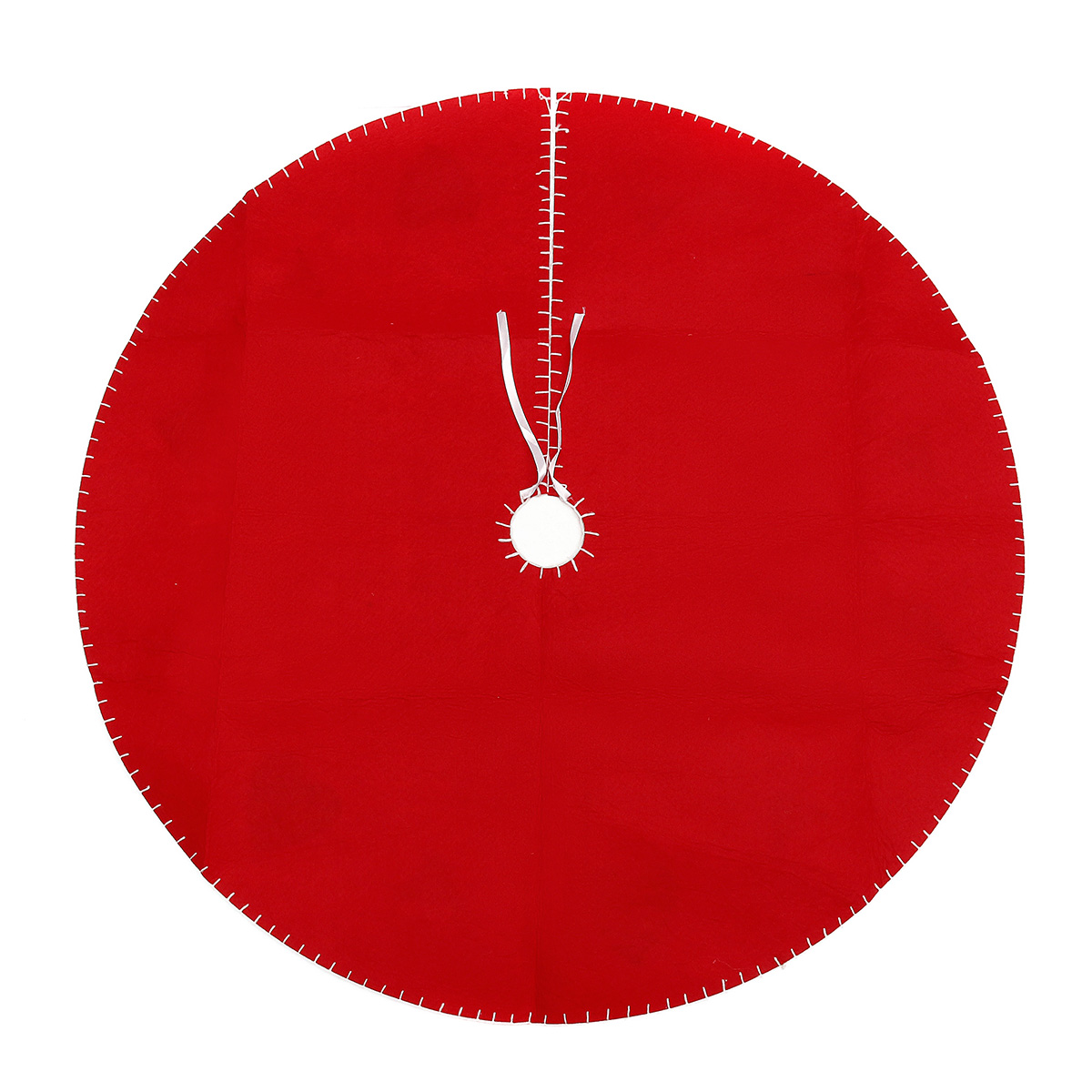 100cm-Red-Christmas-Tree-Skirt-Carpet-Party-Gift-Decor-Pad-Ornaments-Round-Mat-1376090-5