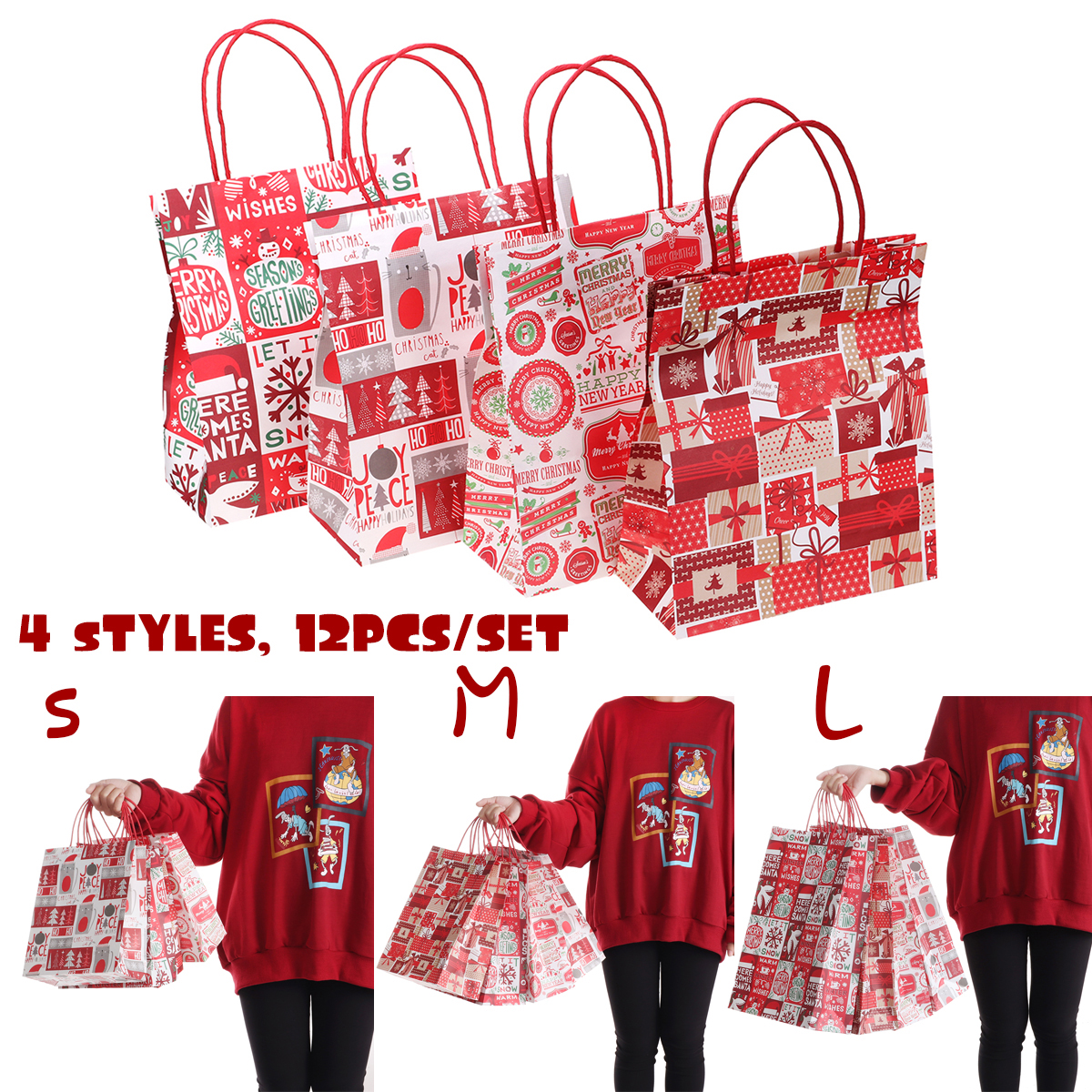 12pcslot-Christmas-Kraft-Paper-Bag-Santa-Gift-Bag-Candy-Bag-Christmas-Party-Sup-1590600-5