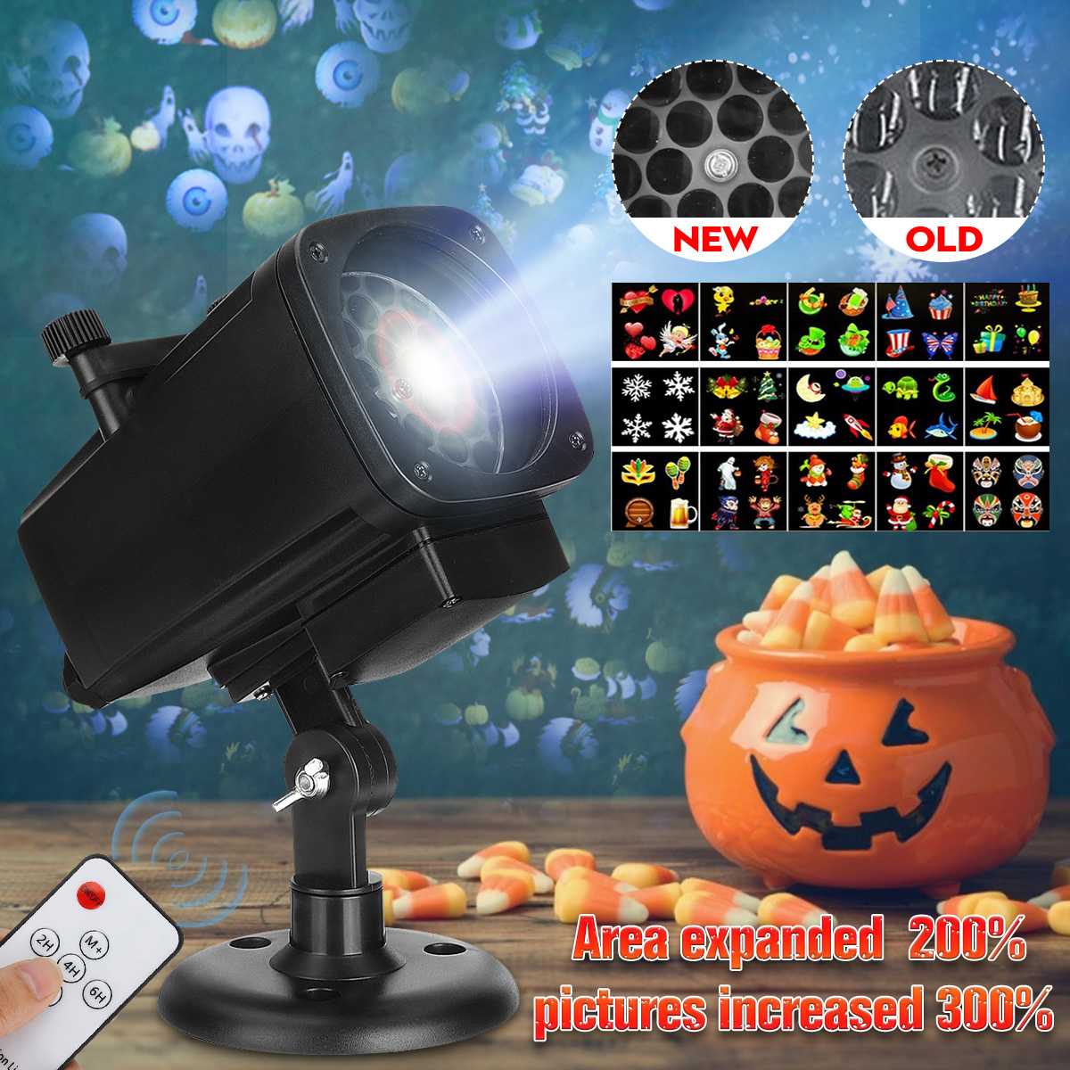 18-in-1-Projection-Lamp-Projector-Christmas-Halloween-Outdoor-Landscape-Garden-Party-Decorations-1574552-3
