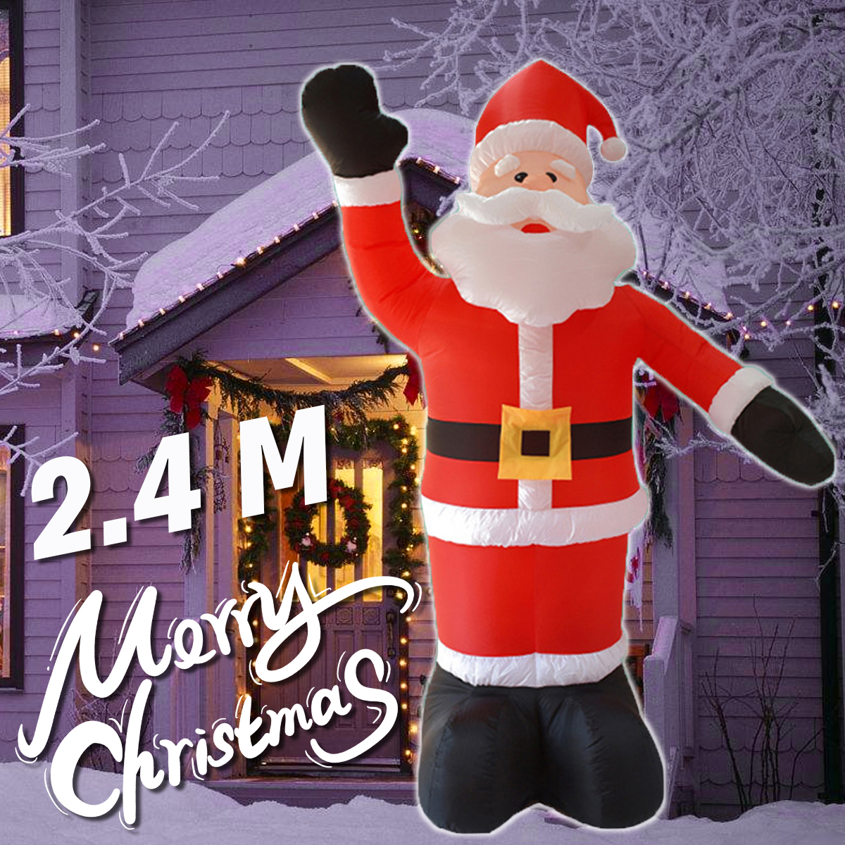24M-Tall-Inflatable-Santa-Claus-Xmas-Christmas-Decorations-Garden-Outdoor-1573458-3
