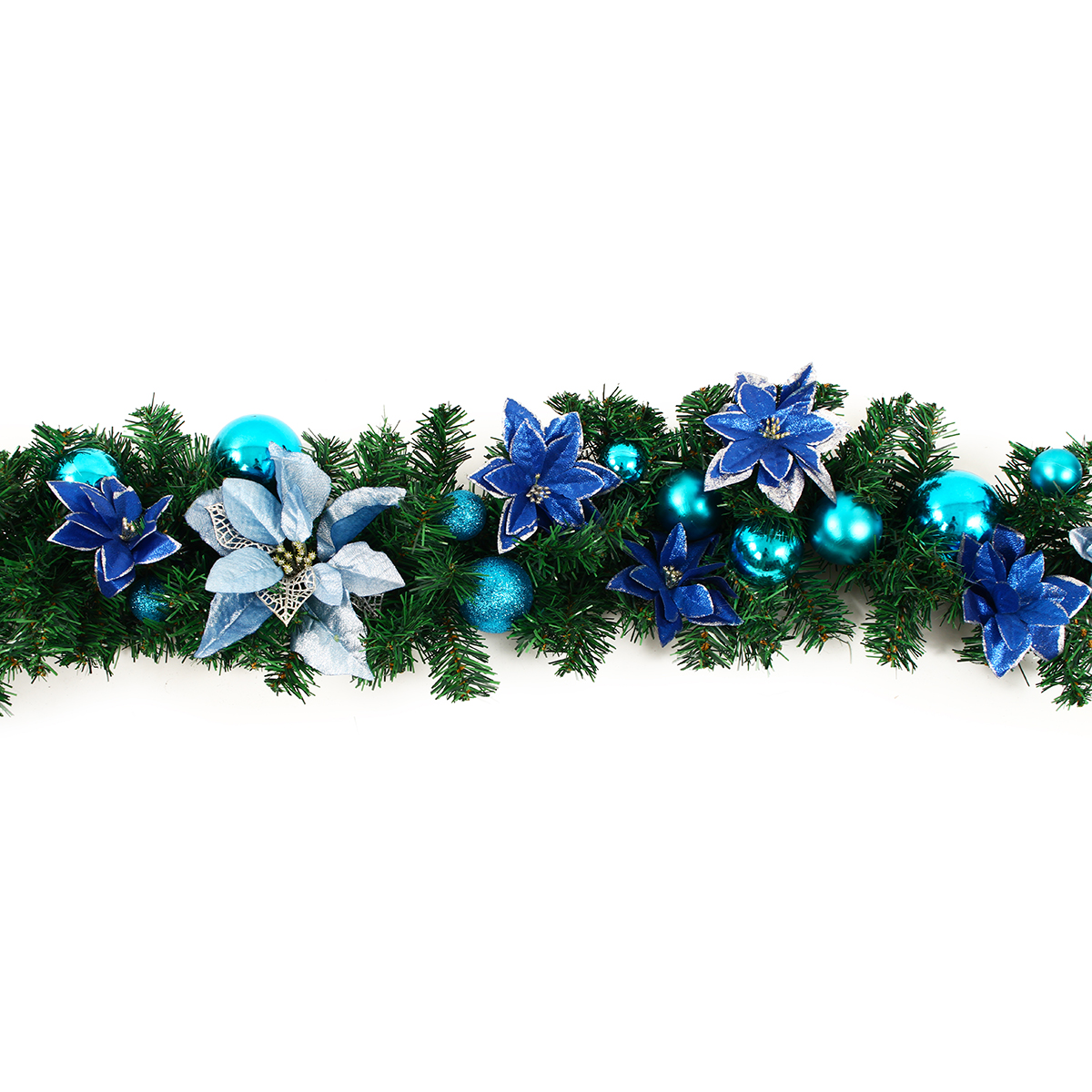 27M-Christmas-Garland-Party-Atificial-Rattan-Bow-Home-Wall-Ornament-Decorations-1363206-2