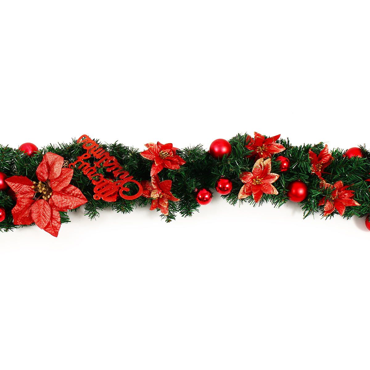27M-Christmas-Garland-Party-Atificial-Rattan-Bow-Home-Wall-Ornament-Decorations-1363206-6