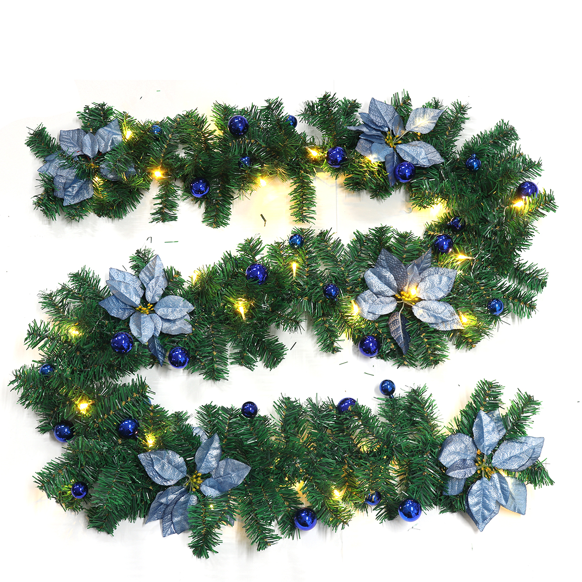 27m-Christmas-Garland-Colorful-Fireplaces-Stairs-LED-Decorated-Garlands-Decor-1821550-2