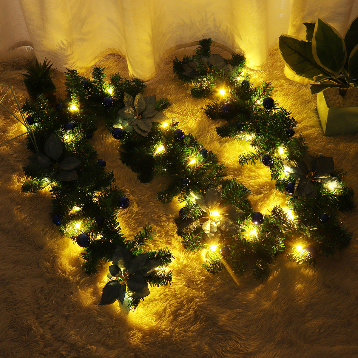 27m-Christmas-Garland-Colorful-Fireplaces-Stairs-LED-Decorated-Garlands-Decor-1821550-8