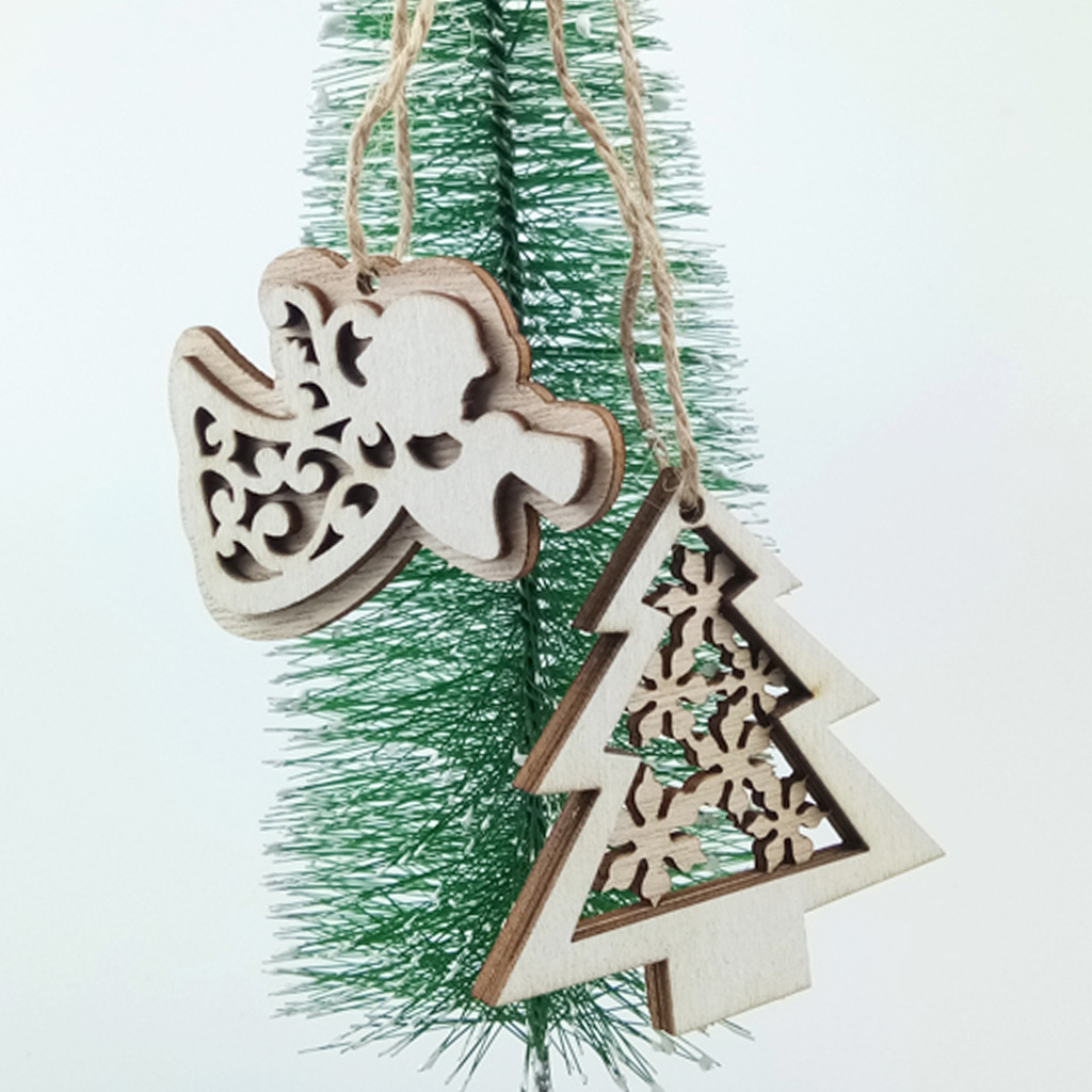 2Pcs-Natural-Wood-Christmas-Tree-Pendants-Hanging-Ornaments-Crafts-Gifts-Xmas-New-Year-Party-Decor-H-1747396-2