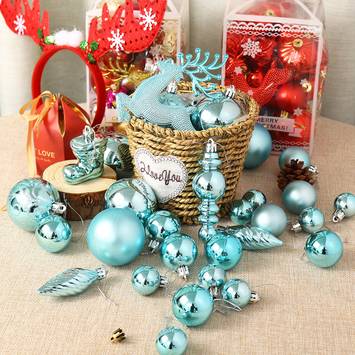 30-PcsSet-Glitter-Christmas-Tree-Ball-Baubles-Colorful-for-Xmas-Party-Home-Garden-Christmas-Decorati-1770980-3