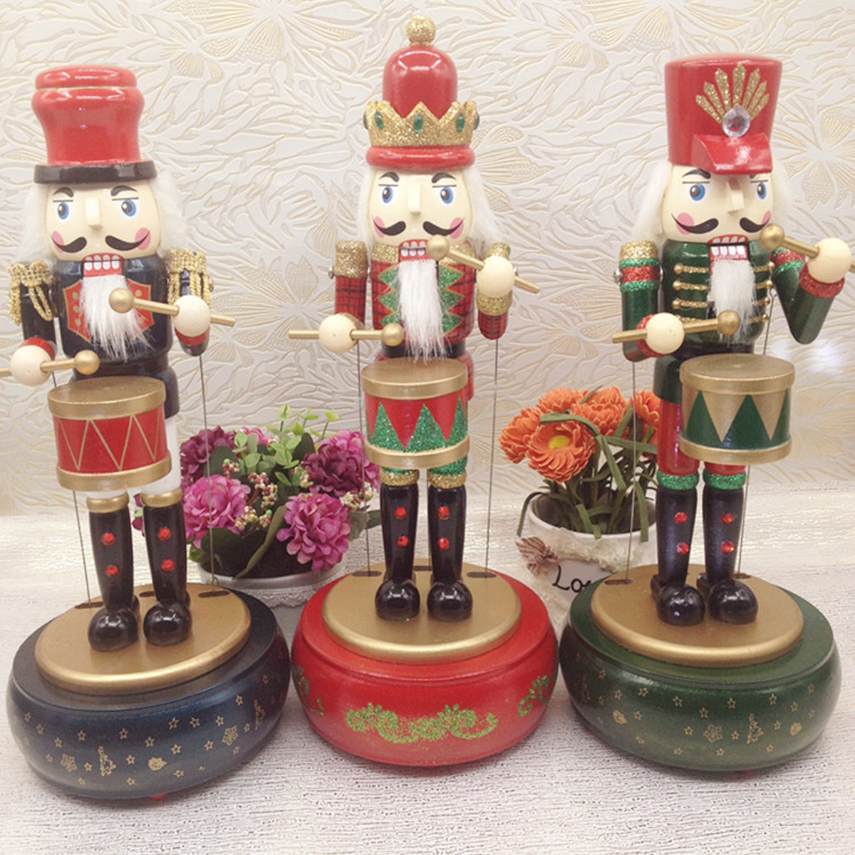 32CM-Wooden-Guard-Nutcracker-Soldier-Toy-Music-Box-Christmas-Decorations-Xmas-Gift-1605612-2