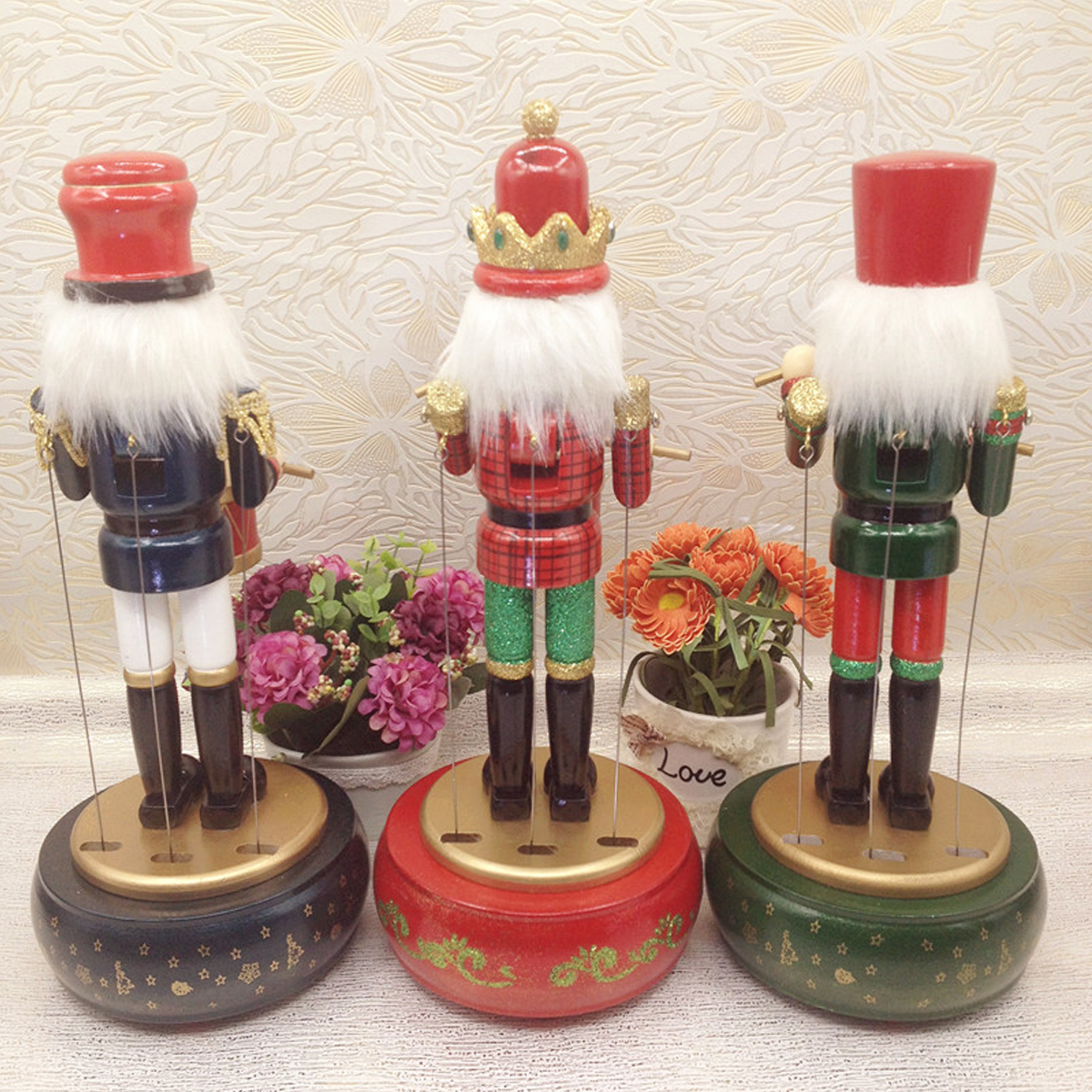 32CM-Wooden-Guard-Nutcracker-Soldier-Toy-Music-Box-Christmas-Decorations-Xmas-Gift-1605612-3