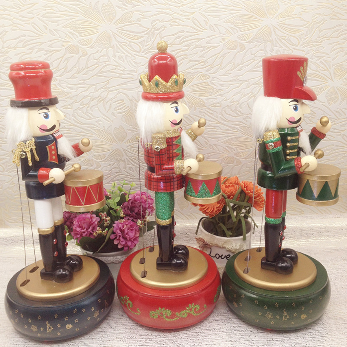 32CM-Wooden-Guard-Nutcracker-Soldier-Toy-Music-Box-Christmas-Decorations-Xmas-Gift-1605612-4