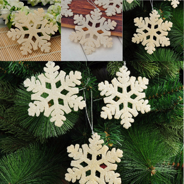 3Pcs-Christmas-Snowflake-Hanging-Pendant-Christmas-Tree-Xmas-Party-Decoration-Ornaments-1011648-1