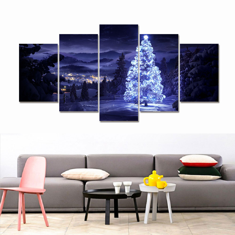5-Cascade-Wall--Combination-Painting-Picture-Home-Decoration-Without-Frame-Including-Installation-1211807-5