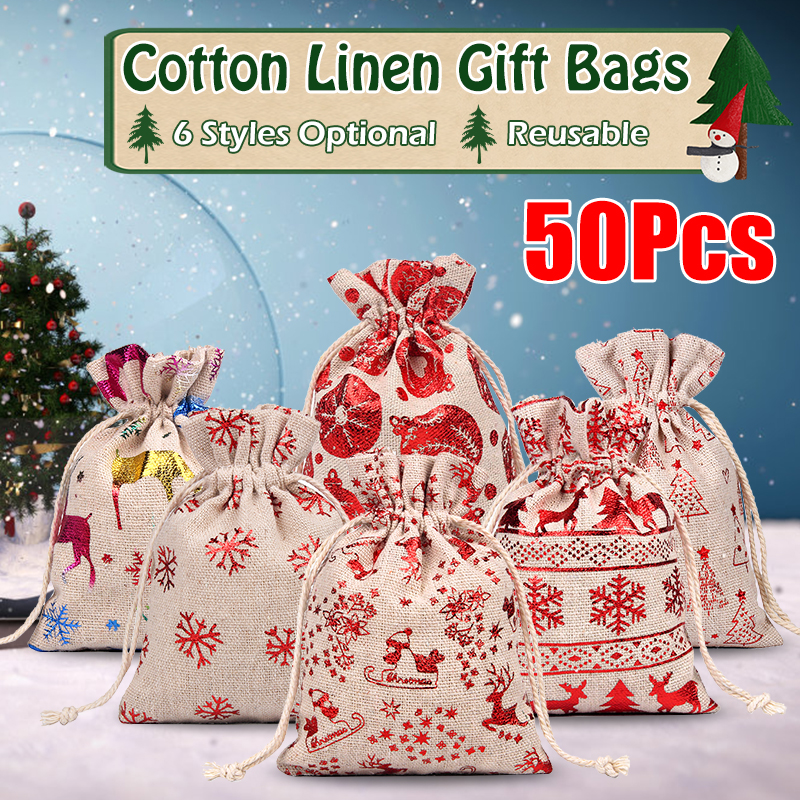 50Pcs-Mini-Cotton-Burlap-Linen-Christmas-Cotton-Drawstring-Bag-Jewelry-Gift-Storage-Bags-1596870-1