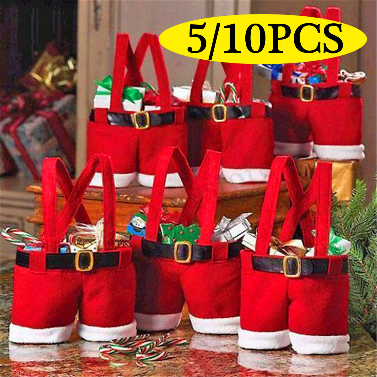 510-Christmas-Santa-Pants-Candy-Gift-Bag-Sweet-Sack-Holder-Stocking-Filler-948849-2