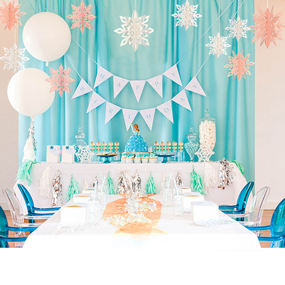 6pcs-Christmas-Party-Hanging-Decoration-Baubles-Xmas-Snowflakes-Home-Bar-Decor-1744746-11