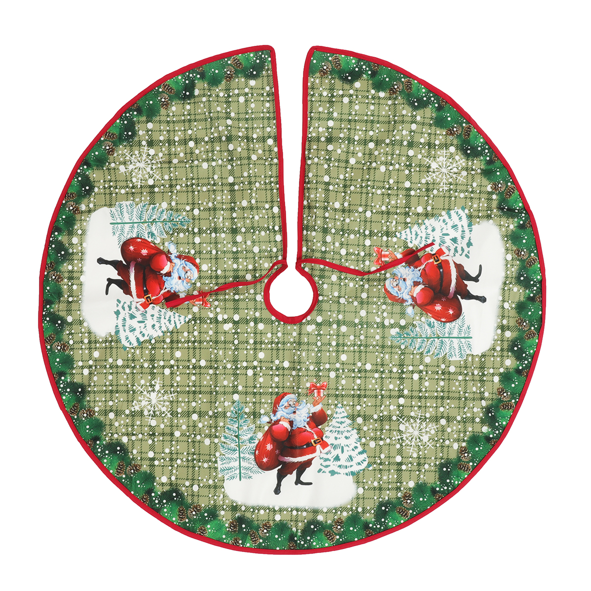 90cm-Christmas-Santa-Tree-Skirts-Ornament-Dress-Mat-Border-Party-Decorations-1360989-5