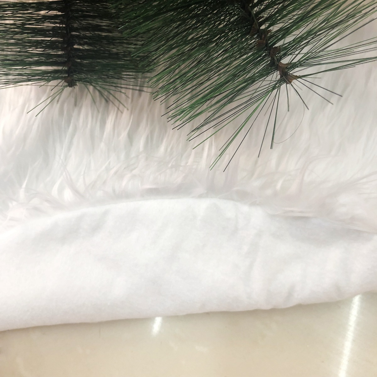 90cm-Snow-Plush-Christmas-Tree-Skirt-Base-Floor-Mat-Cover-Christmas-Party-Decorations-1376070-8