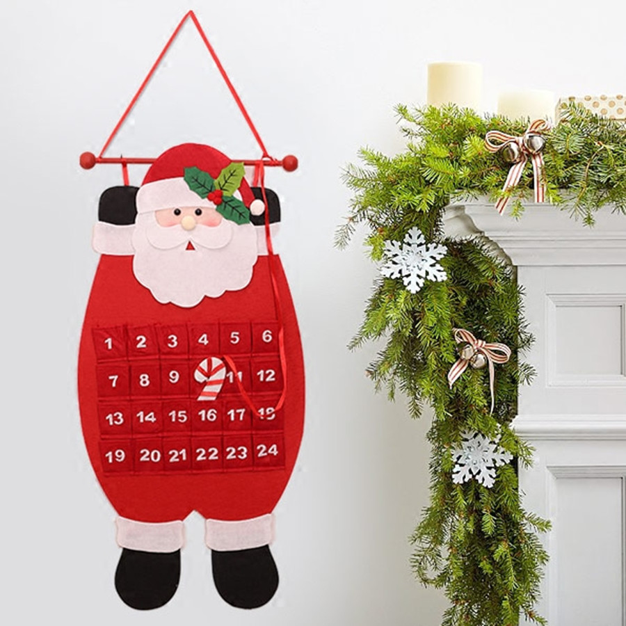 Christmas-2017-Advent-Calendar-Craft-Santa-Claus-Snowman-Hanging-Decor-Christmas-Pendant-Ornament-1219152-4