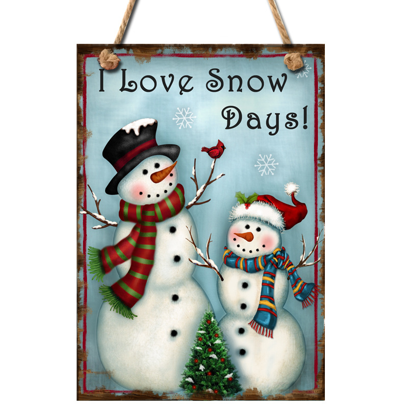 Christmas-Door-Hanging-Painting-Board-Sata-Claus-Snowman-Merry-Christmas-DIY-House-Wall-Decor-Party--1747564-2
