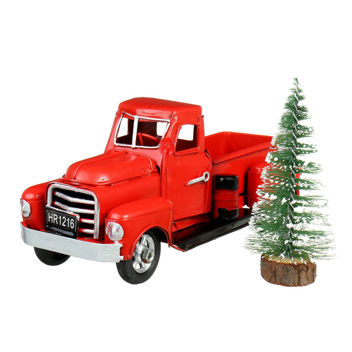Christmas-Metal-Car-Antique-Red-Truck-Model-Vintage-Style-Party-Decorations---Gift-1605314-9