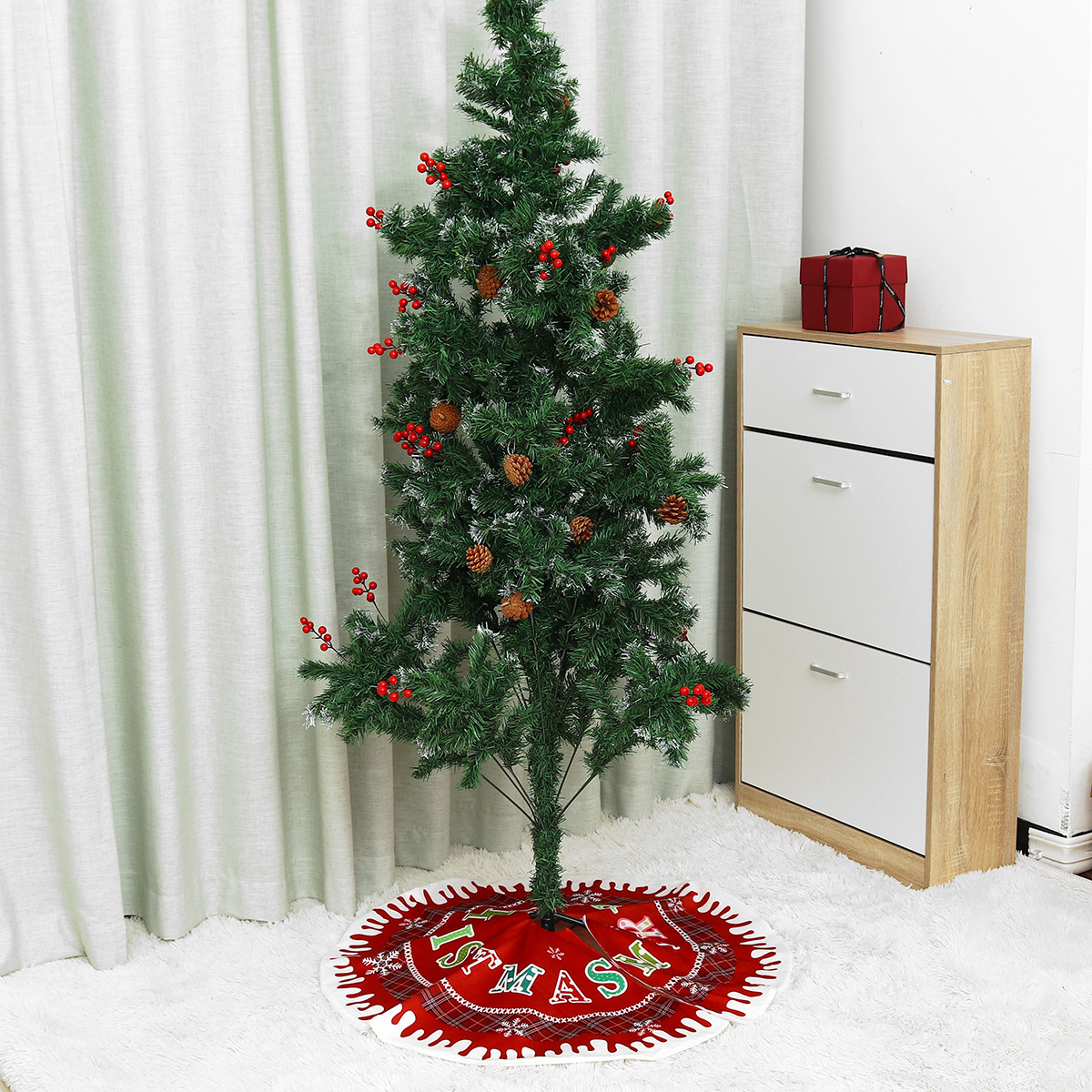 Christmas-Santa-Tree-Mat-Blanket-Carpet-Base-Ornament-Decoration-Apron-Wrap-for-Indoor-Outdoor-Party-1753294-8
