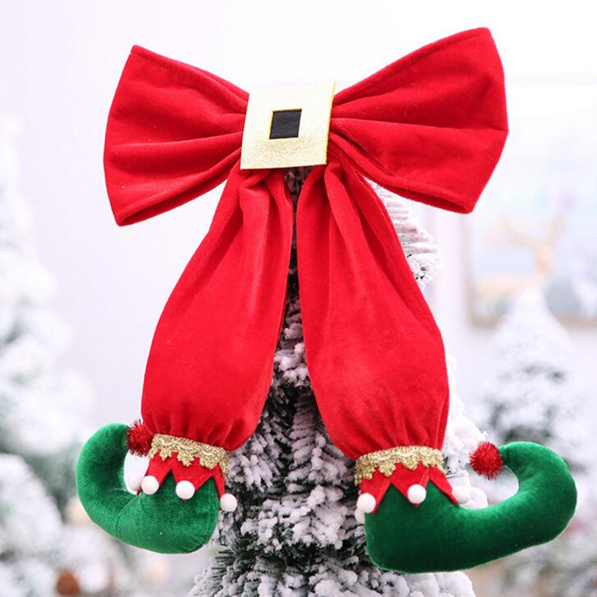 Christmas-Tree-Elf-Foot-Shape-Pendant-Party-Gifts-Home-Tree-Ornaments-Decorations-1360983-5