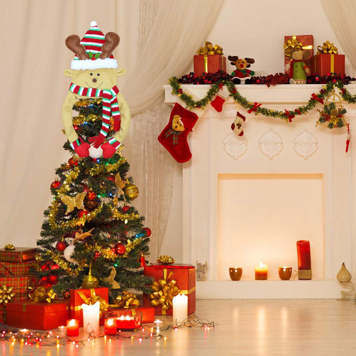Christmas-Tree-Snowman-Elk-Deer-Santa-Topper-Ornament-Xmas-Tree-Party-Decoration-1603414-2