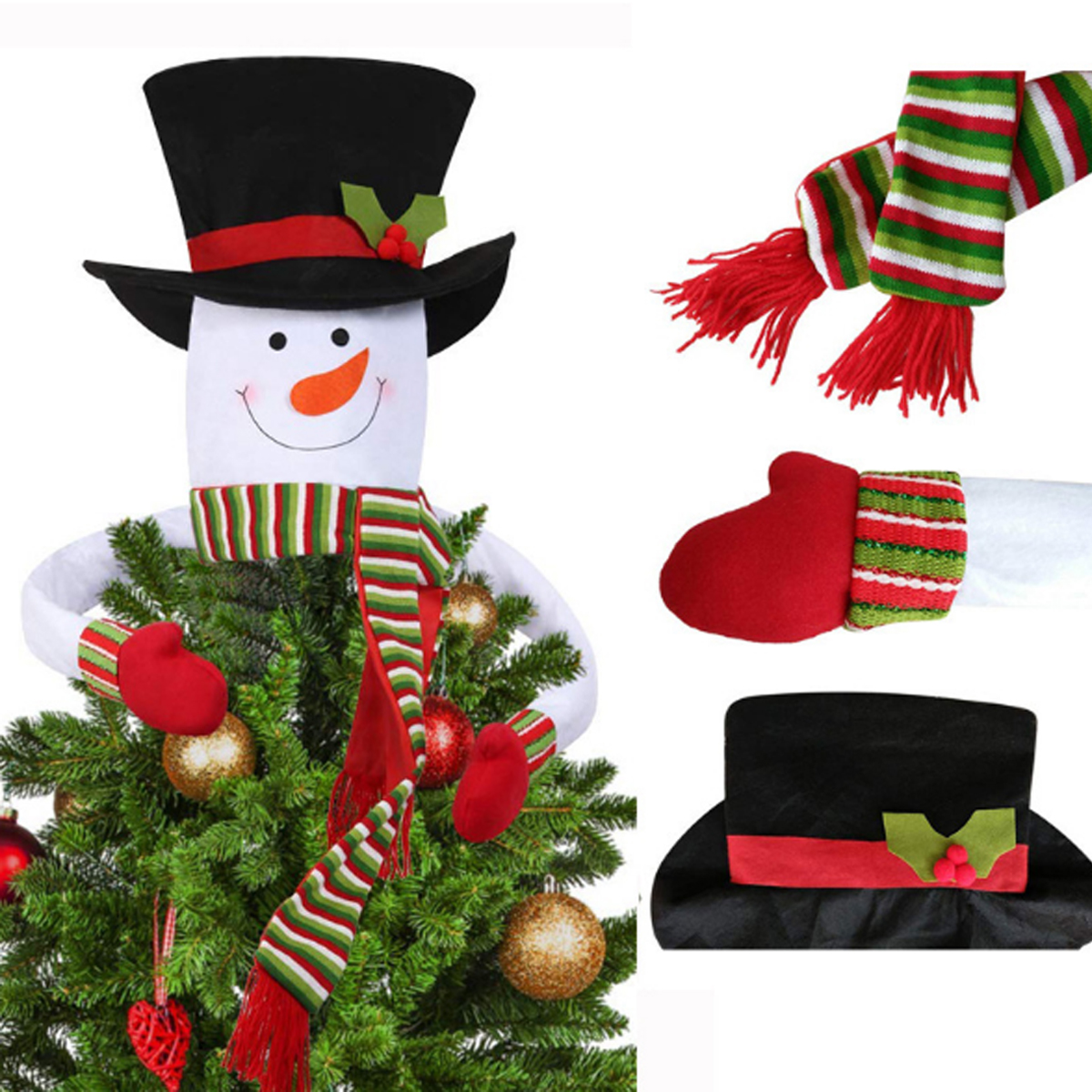 Christmas-Tree-Snowman-Elk-Deer-Santa-Topper-Ornament-Xmas-Tree-Party-Decoration-1603414-5