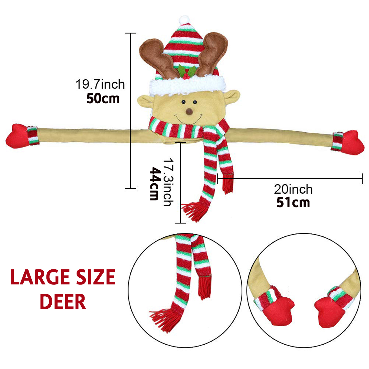 Christmas-Tree-Snowman-Elk-Deer-Santa-Topper-Ornament-Xmas-Tree-Party-Decoration-1603414-8