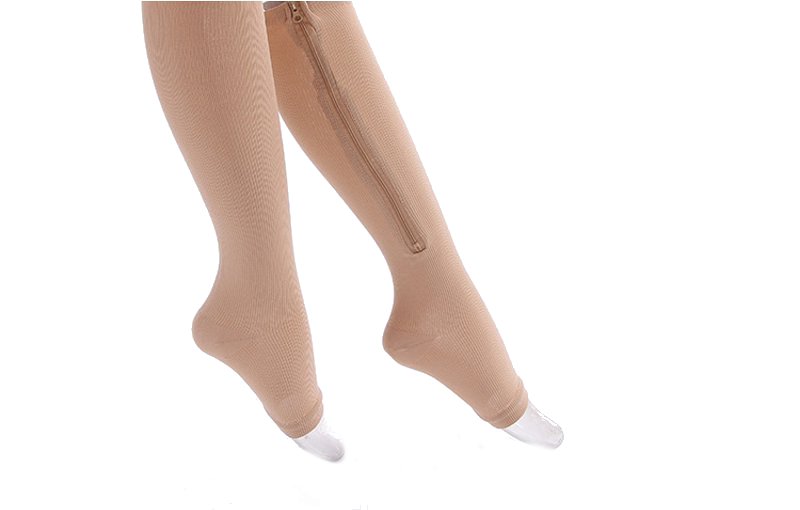 Durable-Soothe-Varicose-Veins-Compression-Socks-Stocking-Sleep-Leg-Slimming-1178568-10