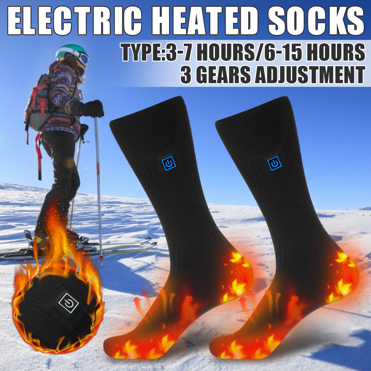 Electric-Heated-Socks-3-Gear-Adjustable-Temperature-Rechargeable-Feet-Warmer-110-220V-1577508-1