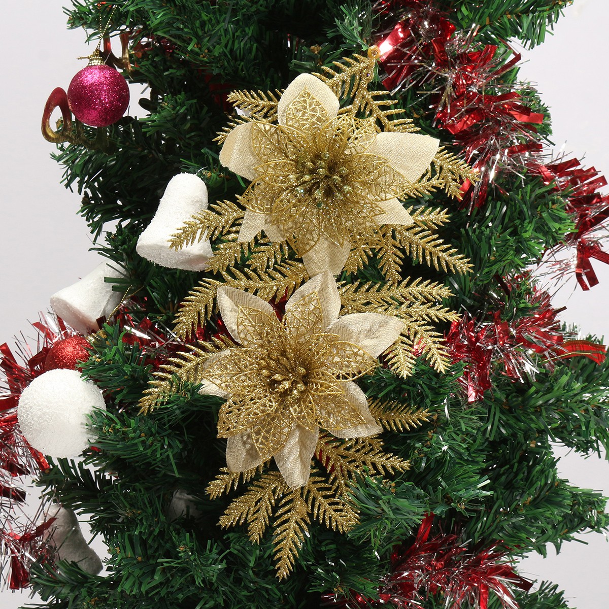 Glitter-Artificial-Christmas-Tree-Flowers-Ornament-Pendant-Xmas-Party-Decoration-1096768-5