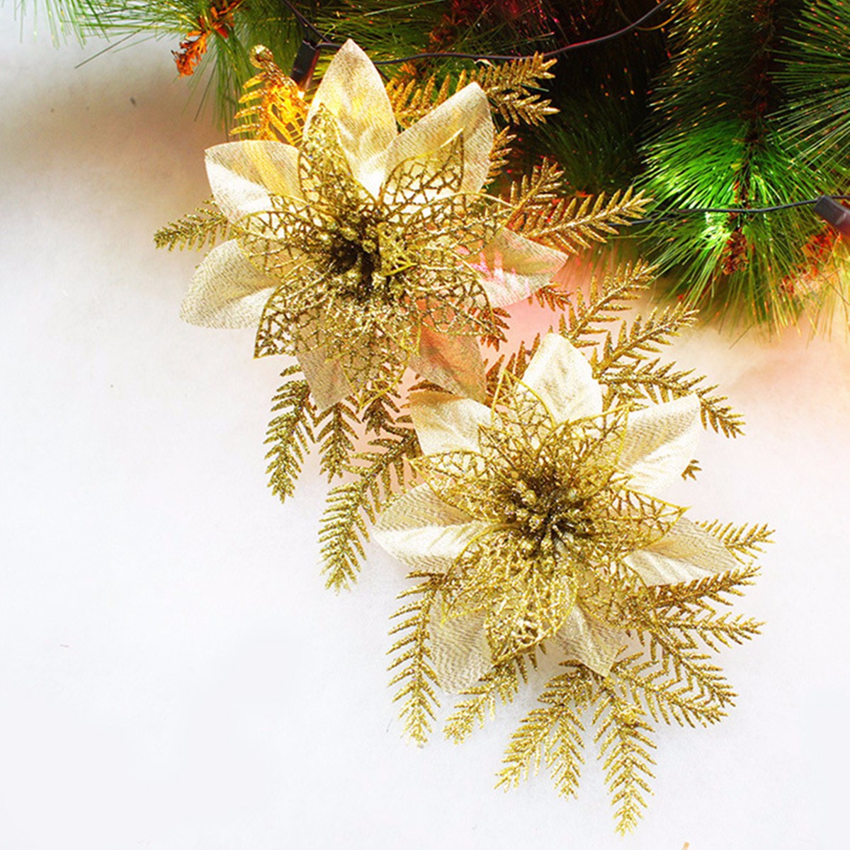Glitter-Artificial-Christmas-Tree-Flowers-Ornament-Pendant-Xmas-Party-Decoration-1096768-8