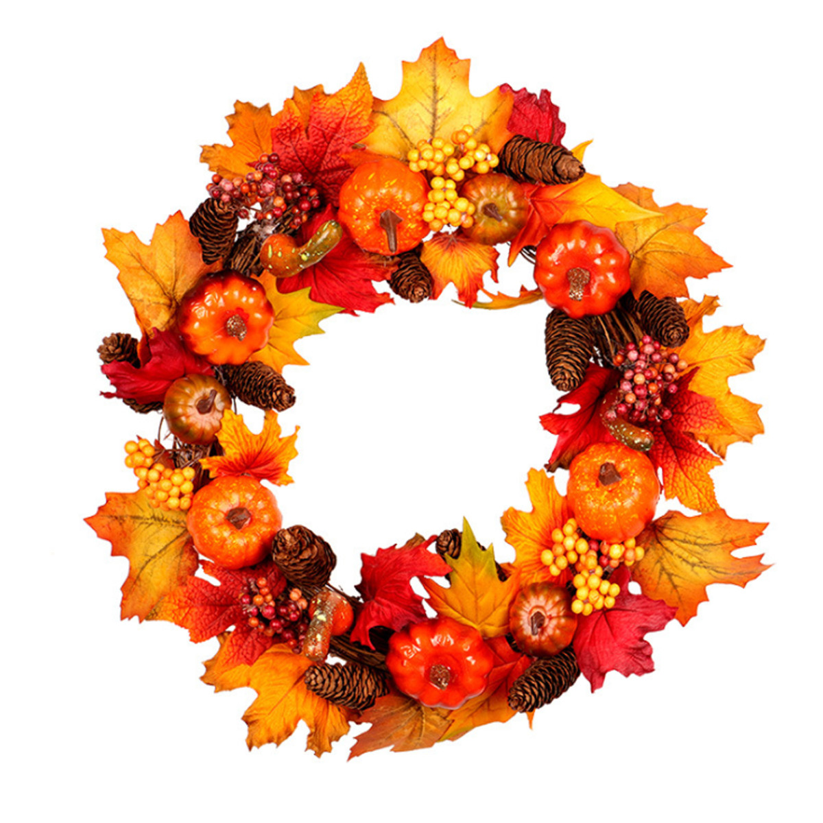 Halloween-Artificial-Pumpkin-Wreath-Autumn-Color-Harvest-Maple-Leaf-LED-Light-String-Door-Garland-De-1752873-12