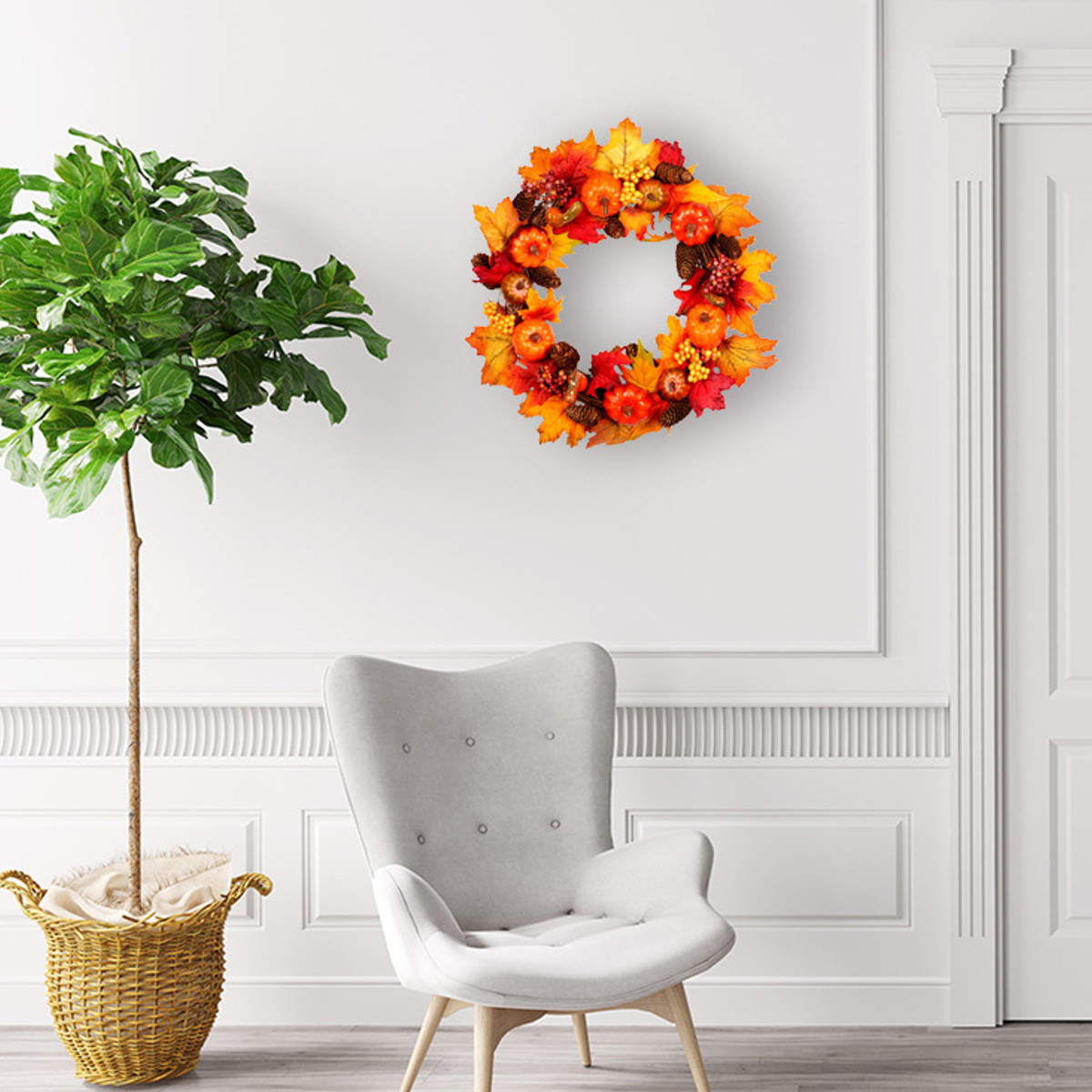 Halloween-Artificial-Pumpkin-Wreath-Autumn-Color-Harvest-Maple-Leaf-LED-Light-String-Door-Garland-De-1752873-7