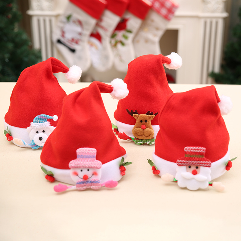 Lovely-Children-Baby-Christmas-Santa-Claus-Hat-Santa-Claus-Elk-Snowman-Festival-Party-Xmas-Decoratio-1609402-2
