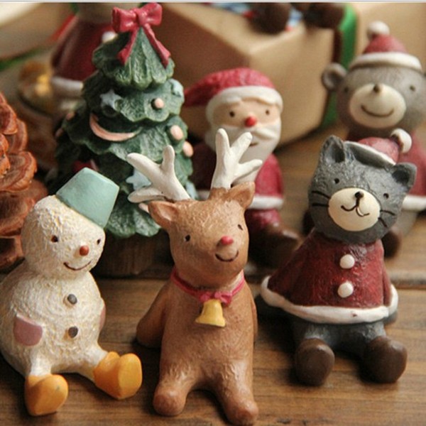 Lovely-Christmas-Wedding-Santa-Animals-Decoration-Cute-Resin-Gift-Home-Decor-Furnishings-1009128-2