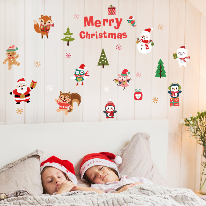 Miico-SK6038-Christmas-Sticker-Novetly-Cartoon-Wall-Stickers-For-Kids-Room-Decoration-Christmas-Part-1580835-3