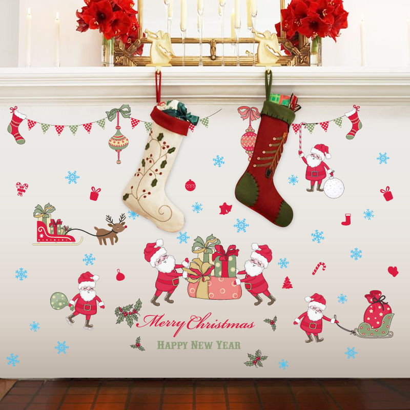Miico-SK9099-Wall-Sticker-Living-Room-Xmas-Santa-Claus-Elk-Stickers-Window-Showcase-Christmas-Decora-1580825-4