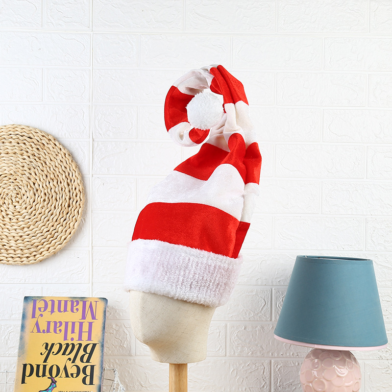 Red-White-Striped-Christmas-Cap-Hat-Modeling-Long-Elves-Christmas-Cap-Christmas-Decor-for-Christmas--1756747-2