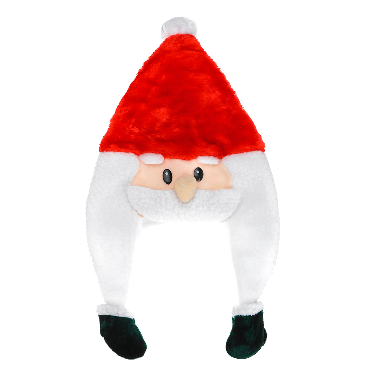 Unisex-Christmas-Xmas-Novelty-Plush-Hat-Santa-Claus-Hat-Holiday-Decoration-1747495-5